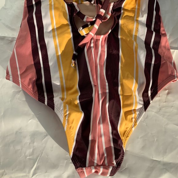 Kona Sol One Piece Strapless High Cut Leg Swimsuit - Picture 6 of 16